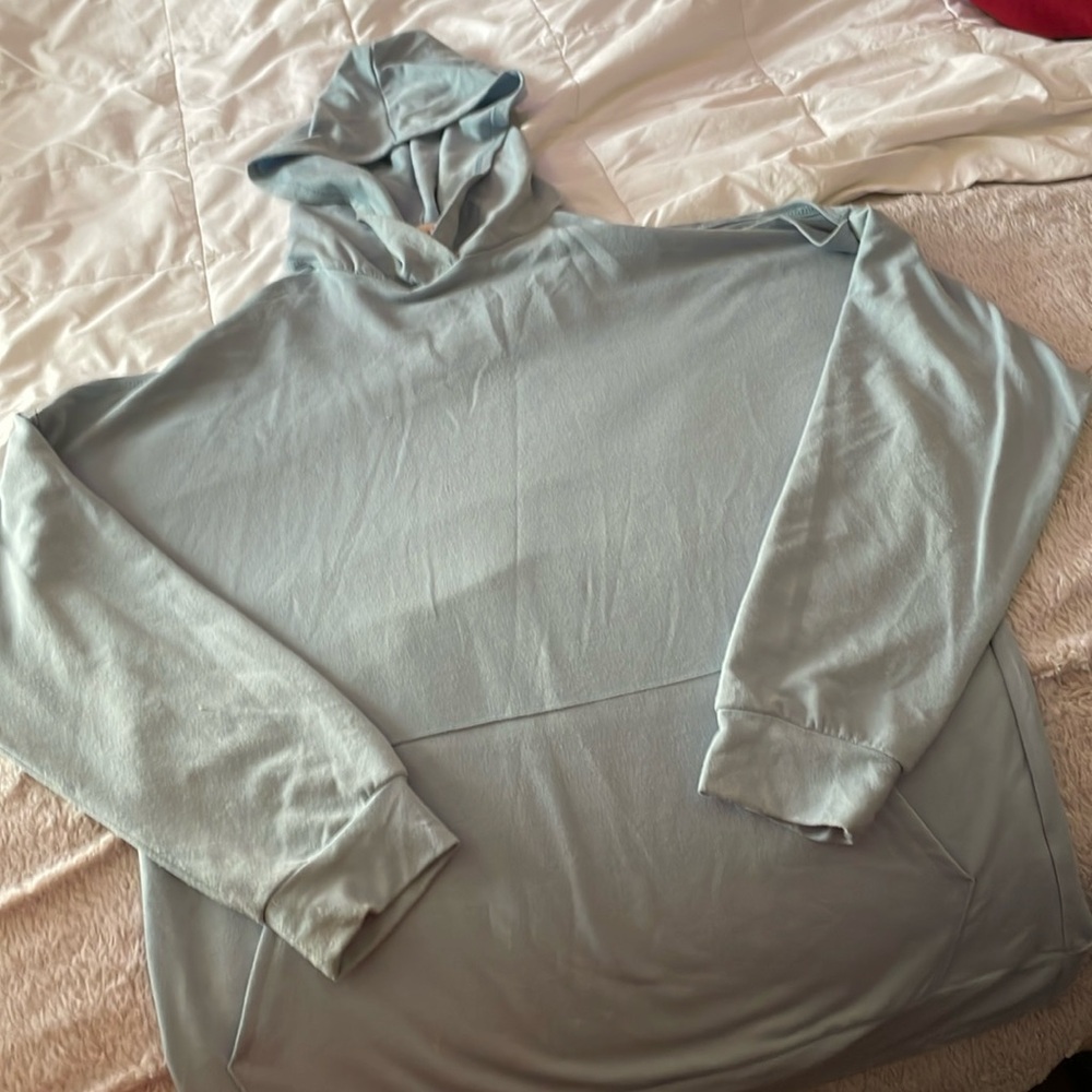 Women’s large open shoulder hoodie